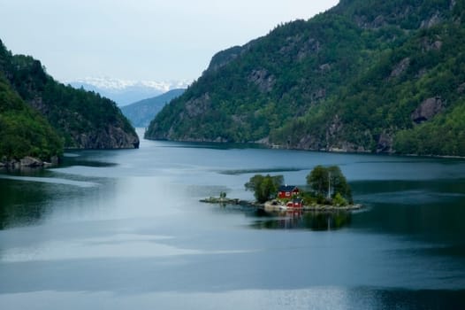 Island in the Josefjord