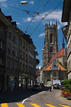 Old Town Freiburg with Minster