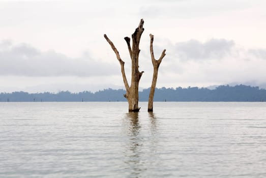 Nam Ngum Reservoir in Laos