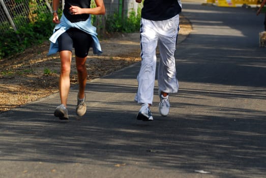running