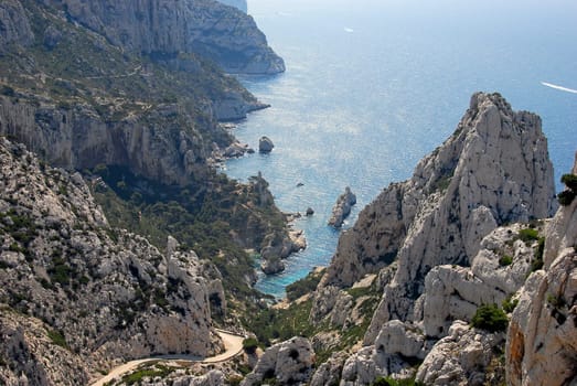 The Calanques on the Côte dAzur