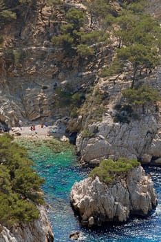 Bay in the Calanques of the South of France