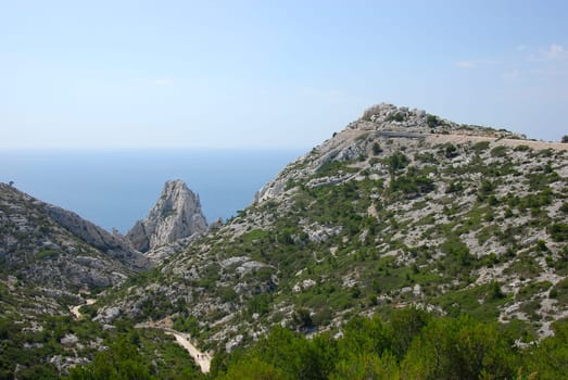The Calanques in the South of France