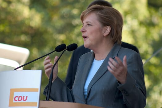 Merkel's gesture