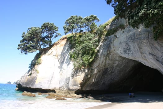 Cathedral Cove in New Zealand