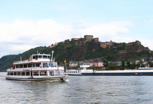 Fortress and excursion steamer