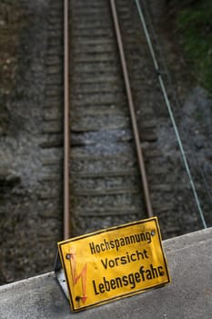 Caution high voltage