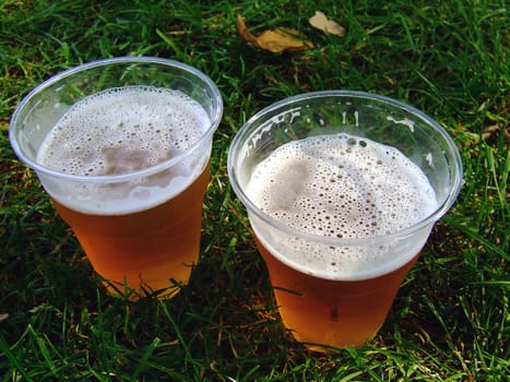Outdoor beer
