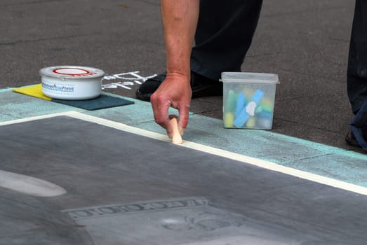 Pavement artist
