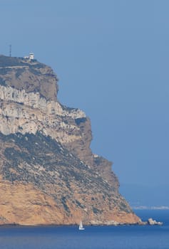 Cap Canaille in the evening haze