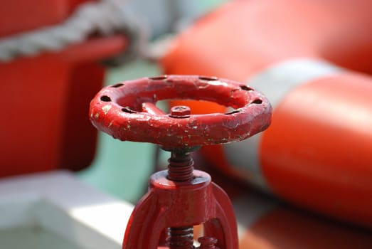 Red stopcock