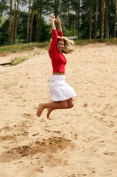 jump or leap