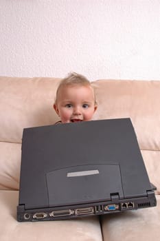 Baby at work