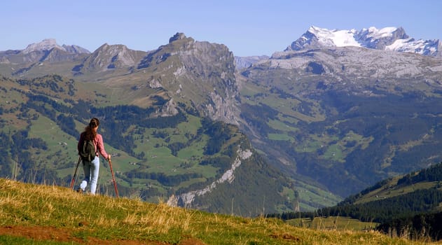 Hiking in the Central Swiss Mountains