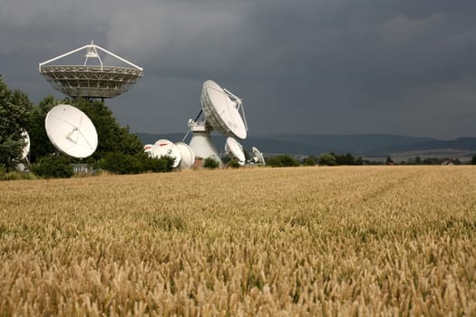 Satellite dishes