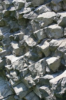 Basalt columns at the Parkstein