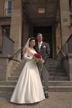 Hello! Today the time had finally come,Matthias and Nicole did it! They are now looking forward to a common future. Once again,we wish you all the best for the future! Anne and Bolli