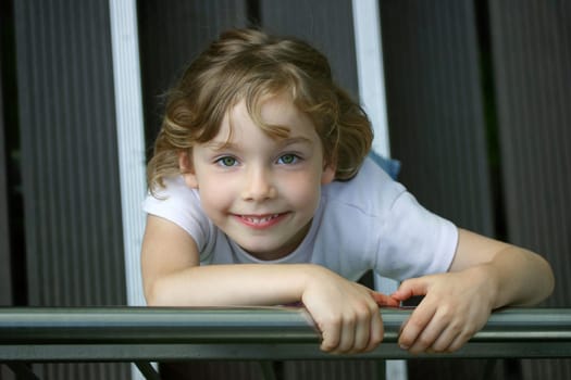 Child looking up