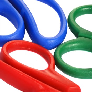 Three scissor handles