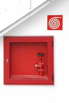 Fire hose box (without hose)