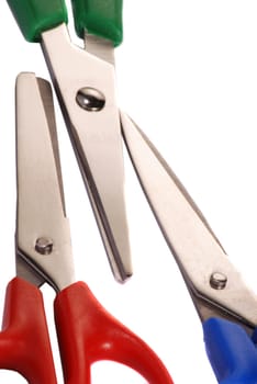 Three scissors