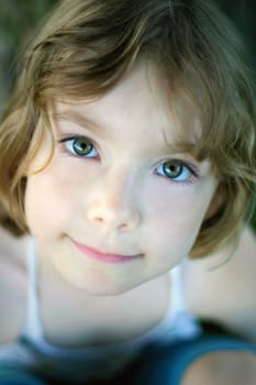 Child looking up