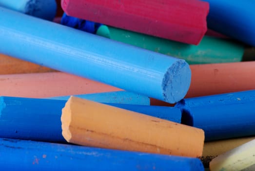 Colorful pastels