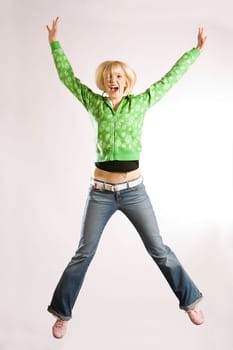 Young Woman in Jump II