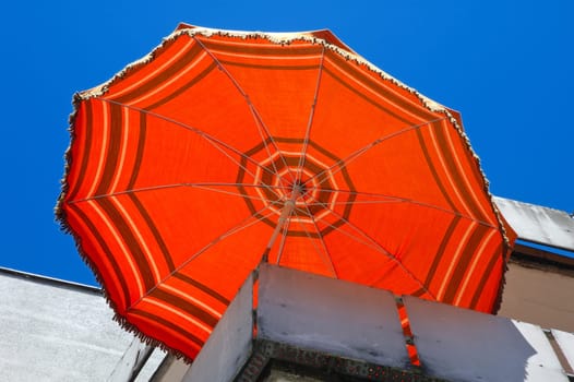 Red parasol
