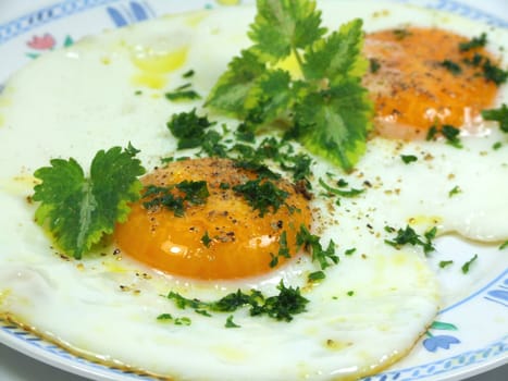 Fried eggs
