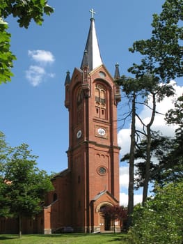 The church was built in 1682,destroyed in 1784 and rebuilt in 1871.