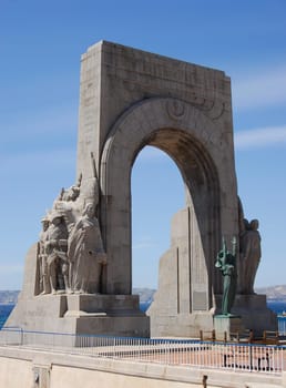War memorial in Marseille