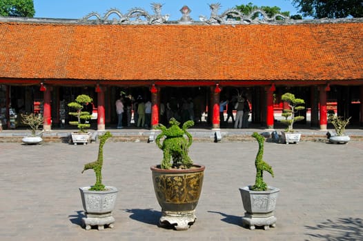Entrance to the Temple of Literature,Hanoi