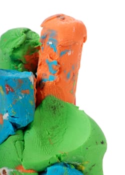 Colorful modelling clay