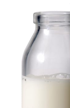 Milk bottle in cut