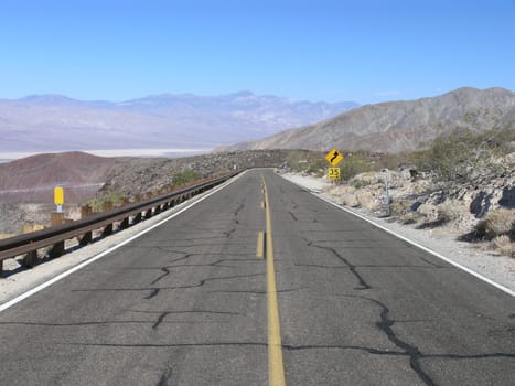 Road in Death Valley National Park