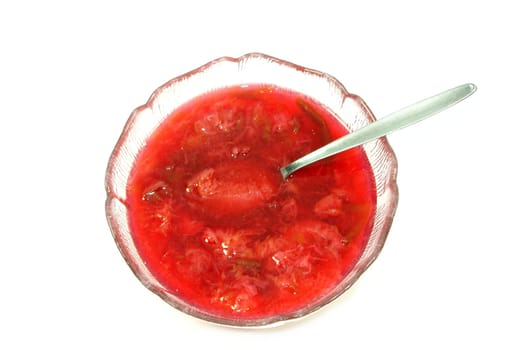 Plum compote