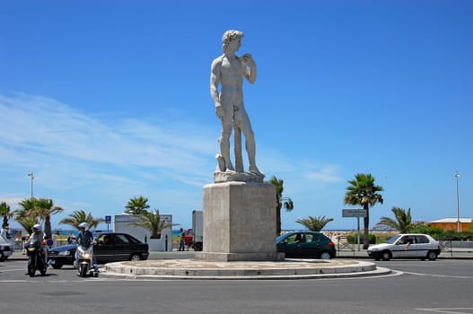 In Marseille at the Plage de David