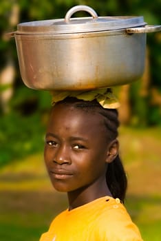 ... Mfue means girlfriend in the Bantu language and that's how she was. When someone from the family comes to the village,they cook for him according to African tradition,the women did the same for us and cooked a rich meal - main course snake