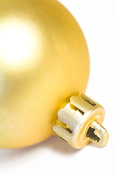 golden Christmas ball