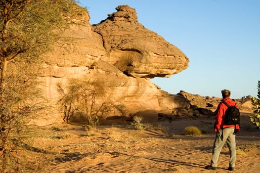 Rock formation in Aakus,Libya