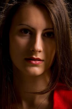 Portrait of a young woman