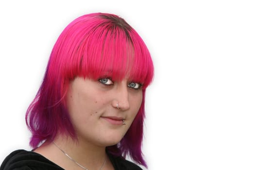 pink hair