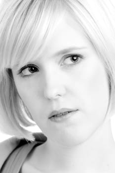Portrait of a young woman