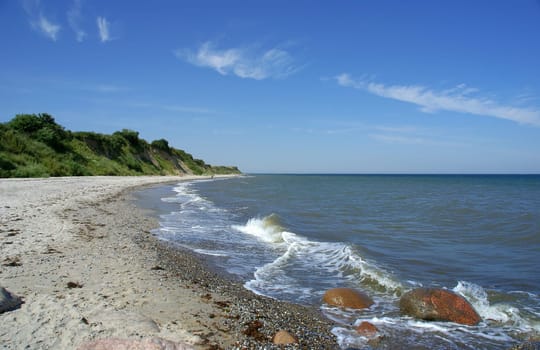 That's how beautiful it is now on the Baltic Sea