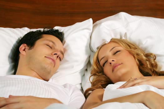 Couple in bed