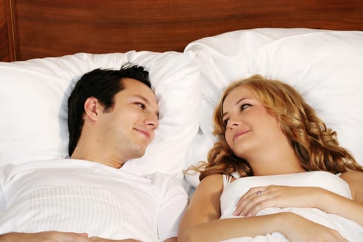 Couple in bed