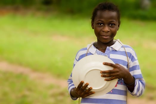 The Girl with the Plate