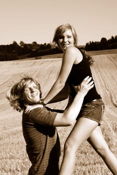 Young couple