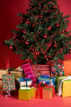 Gifts under the Christmas tree